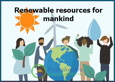Renewable resources for mankind