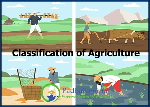 Classification of agriculture