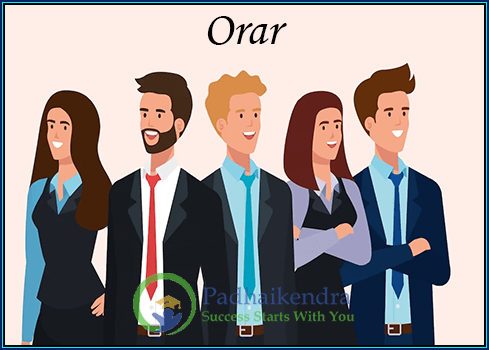 Meaning of the term Orar