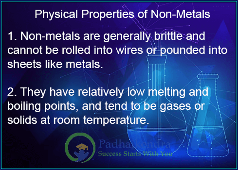 Physical Properties of Non-Metals