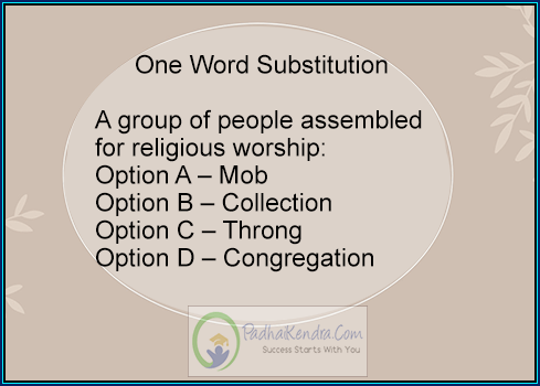 A group of people assembled for religious worship