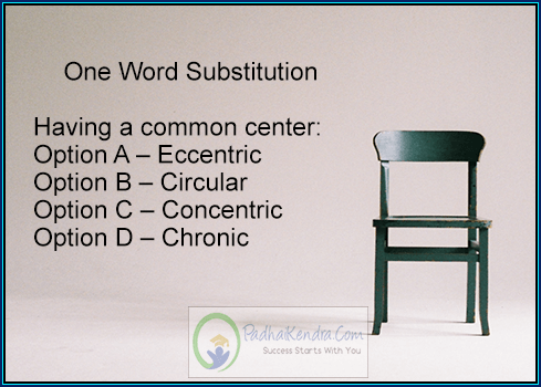 Having a common center