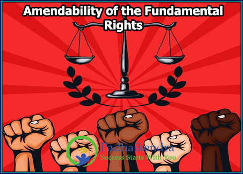 Amendability of the fundamental rights