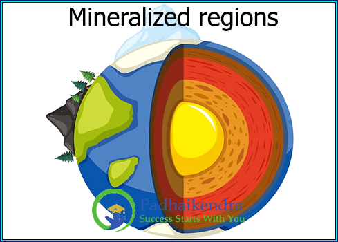 Mineralized regions
