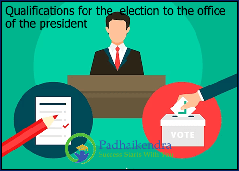 Qualifications for the election to the office of the president (Article 58)