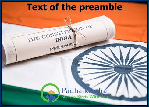Text of the preamble