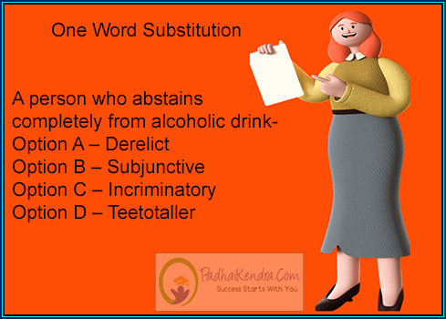 A person who abstains completely from alcoholic drink