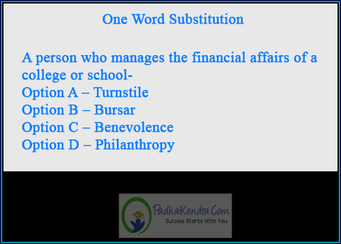 A person who manages the financial affairs of a college or school