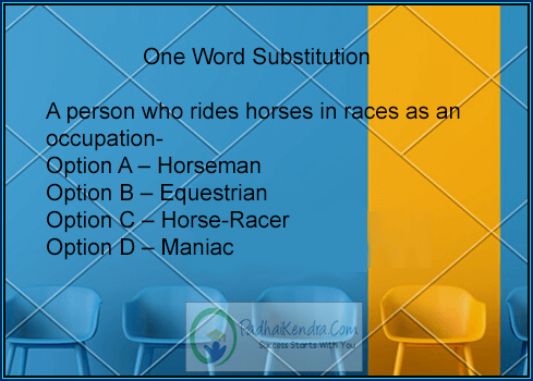 A person who rides horses in races as an occupation