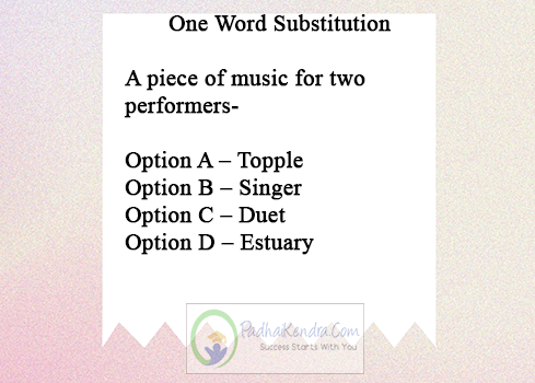 A piece of music for two performers