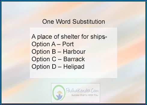 A place of shelter for ships