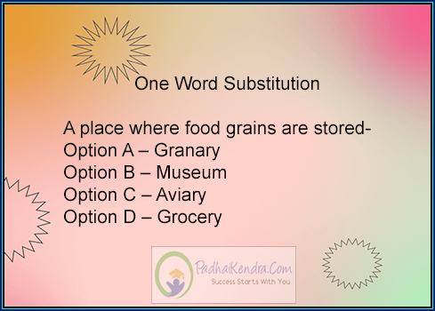 A place where food grains are stored
