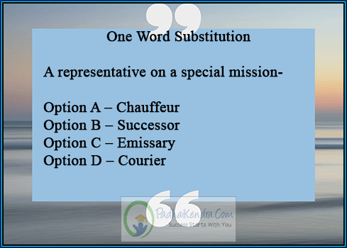 A Representative On A Special Mission