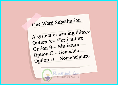 A system of naming things