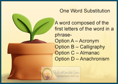 A word composed of the first letters of the word in a phrase