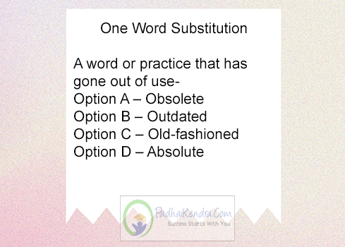 A word or practice that has gone out of use