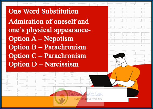 Admiration of oneself and one’s physical appearance