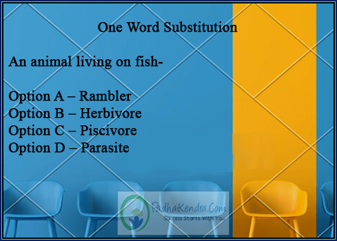 An animal living on fish