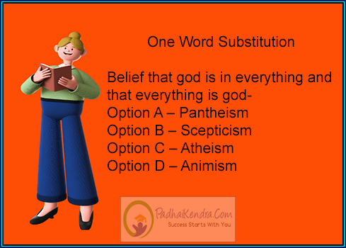 Belief that god is in everything and that everything is god