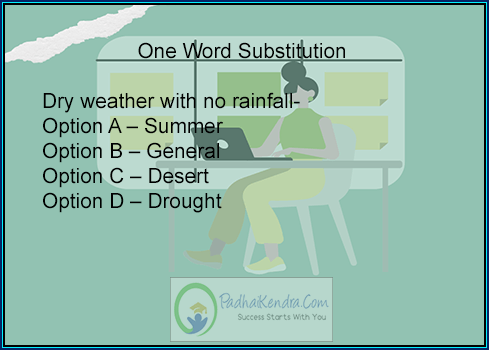 Dry weather with no rainfall