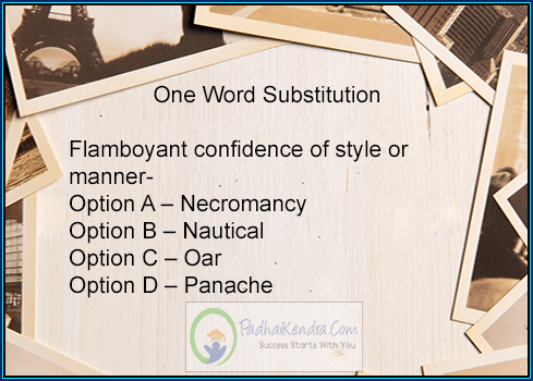 Flamboyant confidence of style or manner