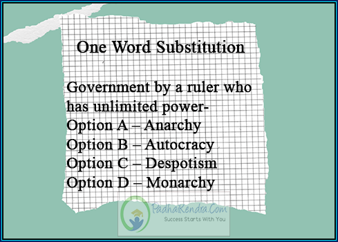 Government by a ruler who has unlimited power