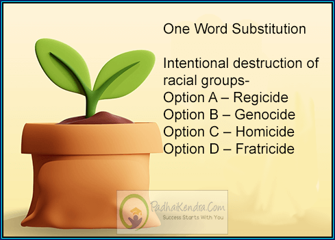 Intentional destruction of racial groups
