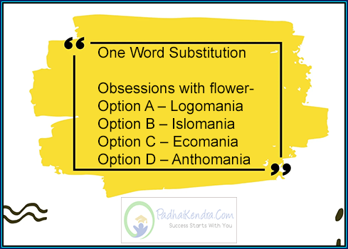 Obsessions with flower