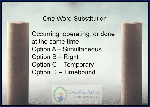 Occurring, operating, or done at the same time