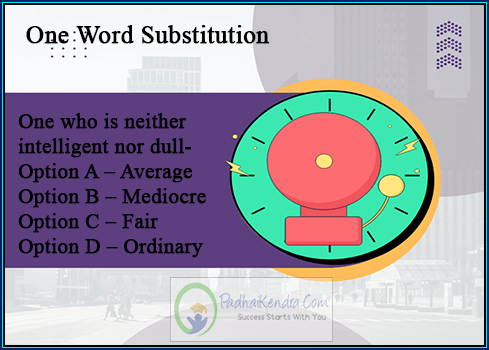 One who is neither intelligent nor dull