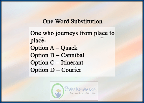 One who journeys from place to place