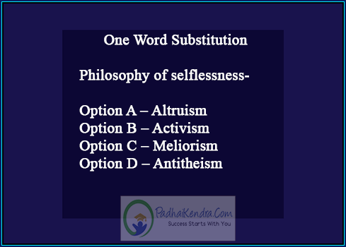 Philosophy of selflessness