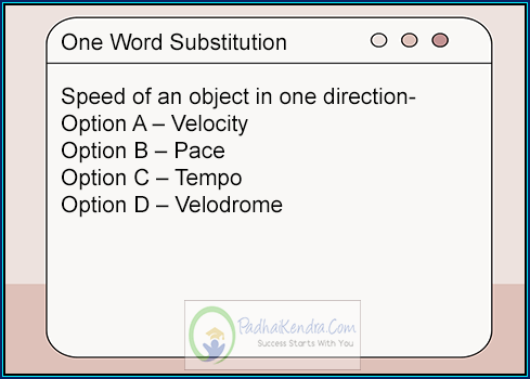 Speed of an object in one direction