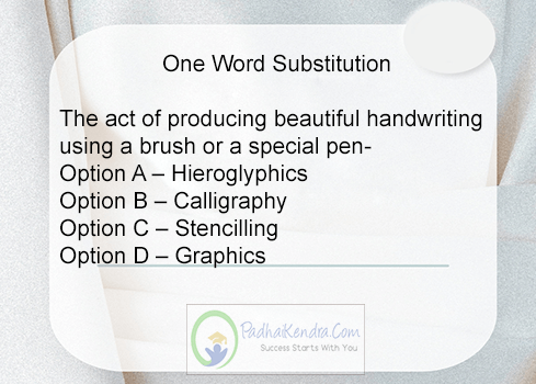 The act of producing beautiful handwriting using a brush or a special pen