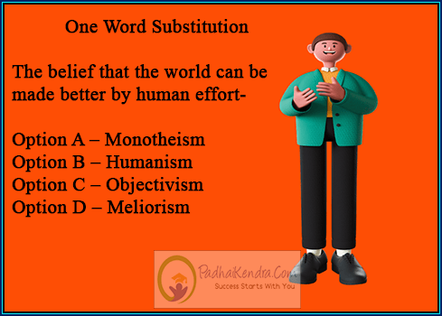 The belief that the world can be made better by human effort