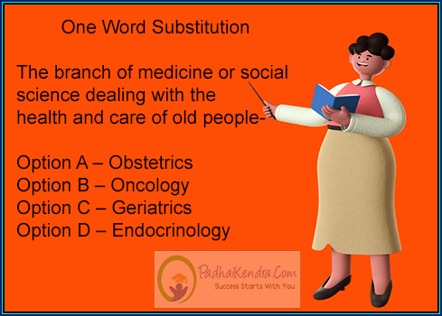 The Branch Of Medicine Or Social Science Dealing With The Health And Care Of Old People.