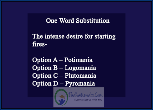 The Intense desire for starting fires
