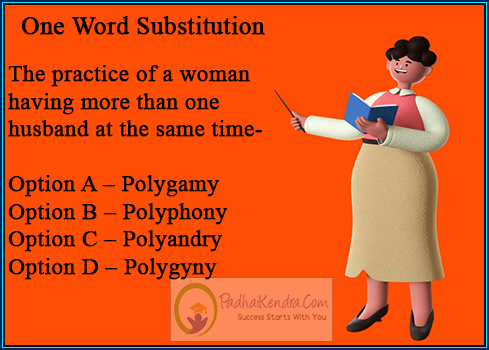 The practice of a woman having more than one husband at the same time