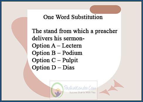 The stand from which a preacher delivers his sermon