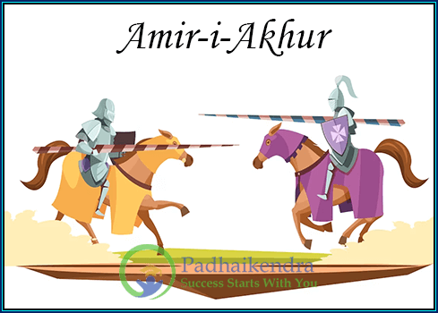 Meaning of the term Amir-i-Akhur