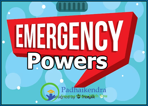 Emergency powers