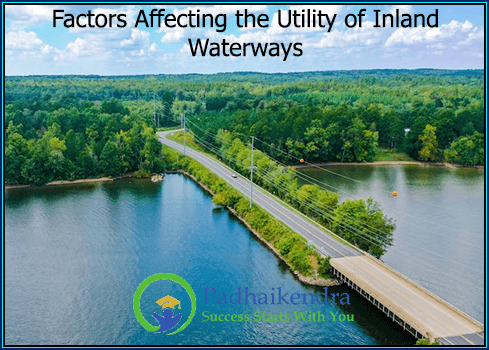 Factors affecting the utility of inland waterways