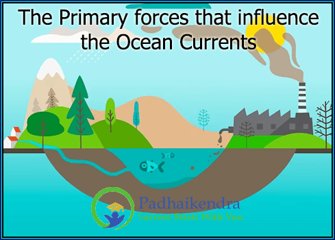 The Primary forces that influence the Ocean Currents